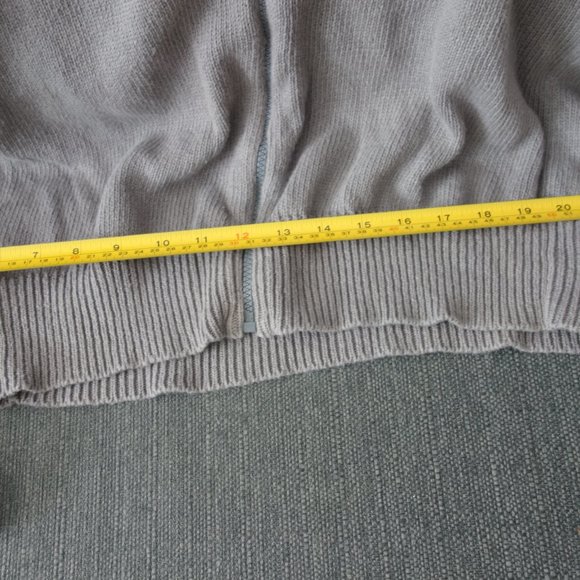 Diesel Official Dieseland Great Testdriver O.R.T. Zip Up Grey Sweater Size L - Picture 8 of 16